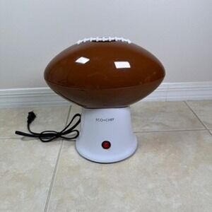 Eco+Chef Popcorn Maker Brown Like New Football Hot Air EC-FBPM